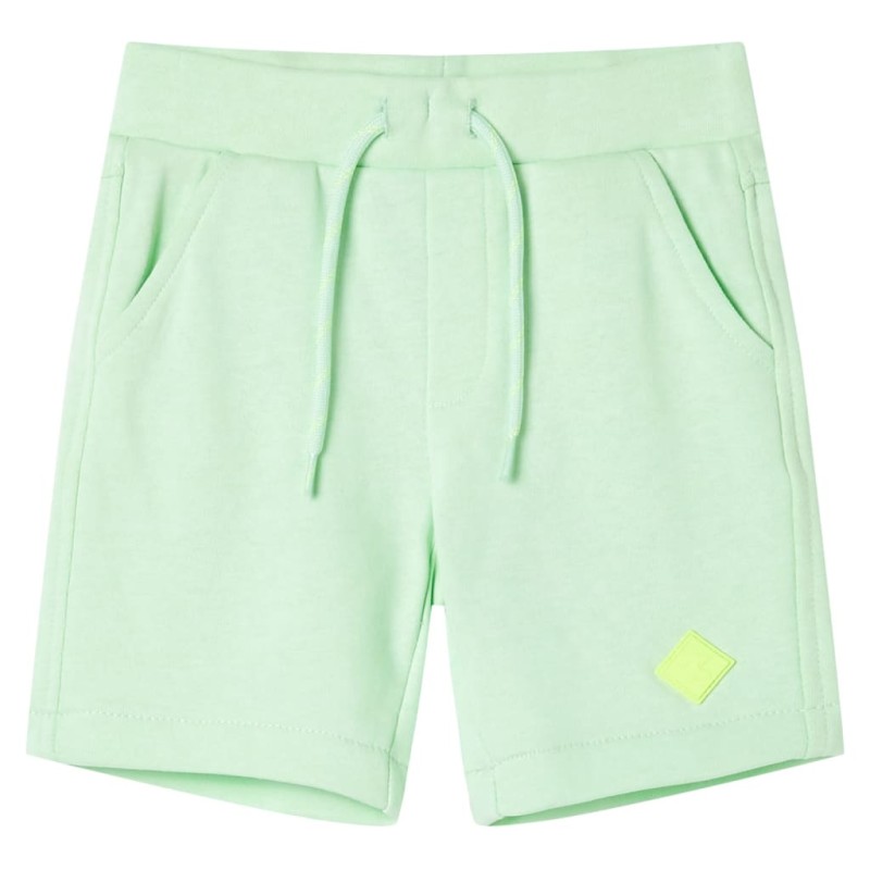 Kindershorts mit Kordelzug Hellgrün 92 Kindershorts mit Kordelzug Hellgrün 92
