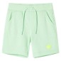 Kindershorts mit Kordelzug Hellgrün 92 Kindershorts mit Kordelzug Hellgrün 92