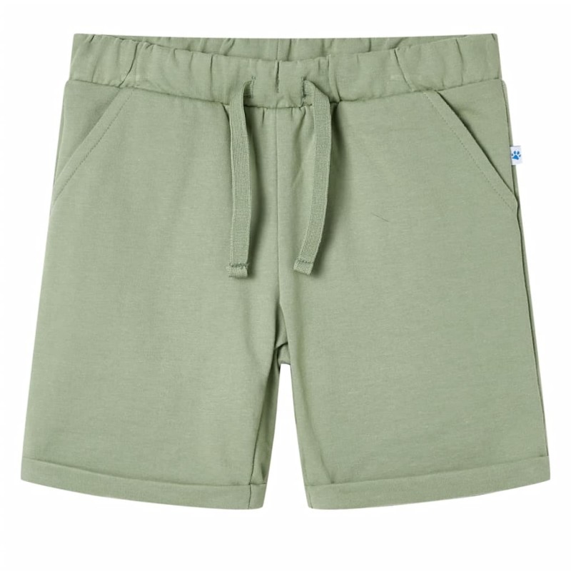 Kindershorts mit Kordelzug Helles Khaki 128 Kindershorts mit Kordelzug Helles Khaki 128