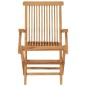 vidaXL Gartenstühle mit Grauen Kissen 4 Stk. Massivholz Teak vidaXL Gartenstühle mit Grauen Kissen 4 Stk. Massivholz Teak