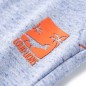 Kindershorts mit Kordelzug Blau Melange 128 Kindershorts mit Kordelzug Blau Melange 128