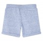 Kindershorts mit Kordelzug Blau Melange 104 Kindershorts mit Kordelzug Blau Melange 104