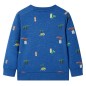 Kinder-Sweatshirt Dunkelblau Melange 116 Kinder-Sweatshirt Dunkelblau Melange 116