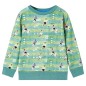 Kinder-Sweatshirt Hellgrün Melange 92 Kinder-Sweatshirt Hellgrün Melange 92
