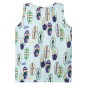 Kinder-Tanktop Hellblau Melange 116 Kinder-Tanktop Hellblau Melange 116