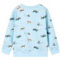 Kinder-Sweatshirt Hellblau Melange 104 Kinder-Sweatshirt Hellblau Melange 104