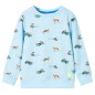 Kinder-Sweatshirt Hellblau Melange 128 Kinder-Sweatshirt Hellblau Melange 128