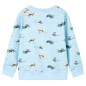Kinder-Sweatshirt Hellblau Melange 128 Kinder-Sweatshirt Hellblau Melange 128