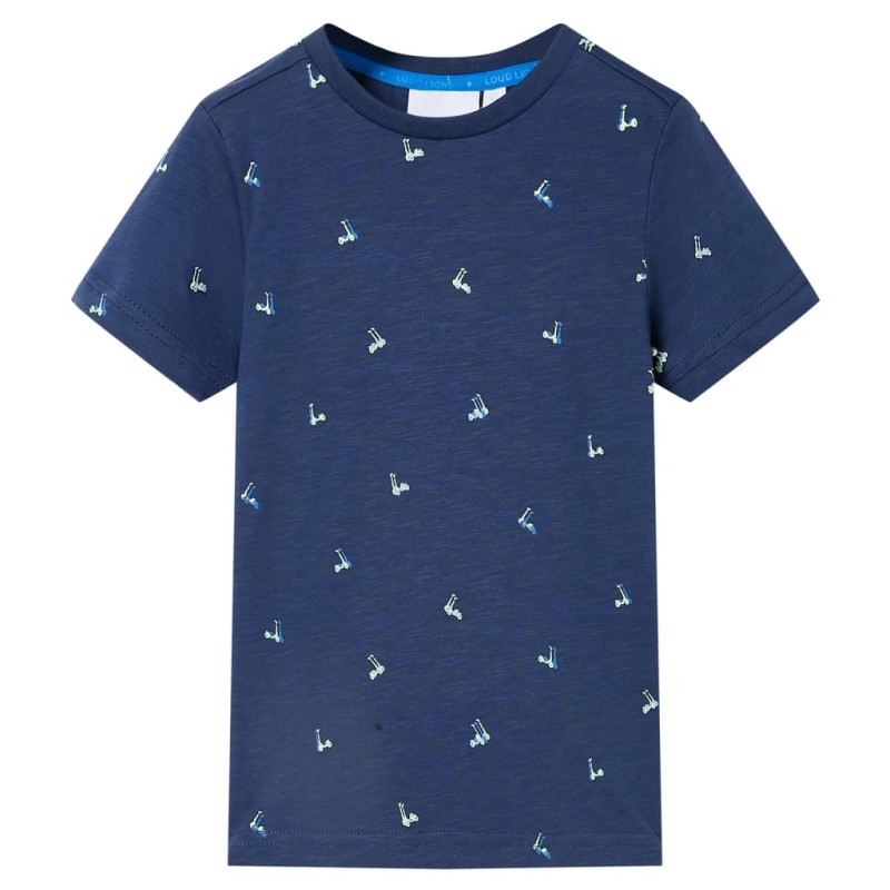 Kinder-T-Shirt Dunkelblau 92 Kinder-T-Shirt Dunkelblau 92