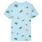 Kinder-T-Shirt Hellblau Melange 104 Kinder-T-Shirt Hellblau Melange 104