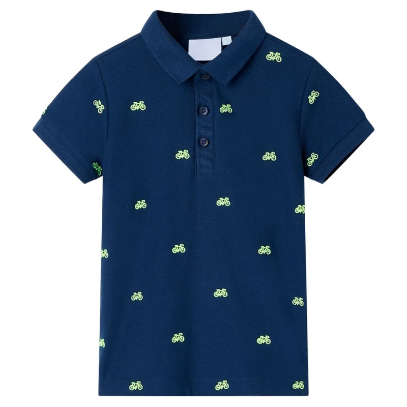 Kinder-Poloshirt Marineblau 128 Kinder-Poloshirt Marineblau 128