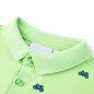 Kinder-Poloshirt Neongrün 128 Kinder-Poloshirt Neongrün 128