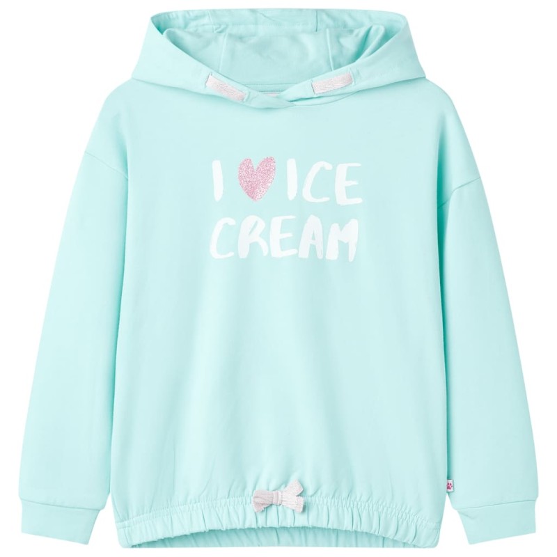 Kinder-Kapuzenpullover Hellblau 92 Kinder-Kapuzenpullover Hellblau 92