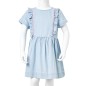 Kinderkleid mit Rüschen Hellblau 92 Kinderkleid mit Rüschen Hellblau 92