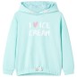 Kinder-Kapuzenpullover Hellblau 116 Kinder-Kapuzenpullover Hellblau 116