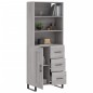 Highboard Grau Sonoma 69,5x34x180 cm Holzwerkstoff Highboard Grau Sonoma 69,5x34x180 cm Holzwerkstoff