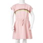Kinderkleid mit Kordelzug Hellrosa 92 Kinderkleid mit Kordelzug Hellrosa 92