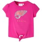 Kinder-T-Shirt Dunkelrosa 116 Kinder-T-Shirt Dunkelrosa 116