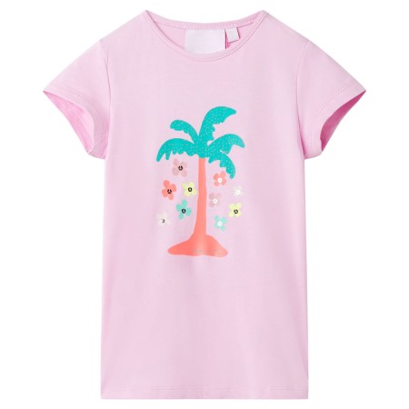 Kinder-T-Shirt Lila 140