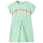 Kinderkleid mit Kordelzug Hellgrün 116 Kinderkleid mit Kordelzug Hellgrün 116
