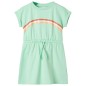 Kinderkleid mit Kordelzug Hellgrün 92 Kinderkleid mit Kordelzug Hellgrün 92