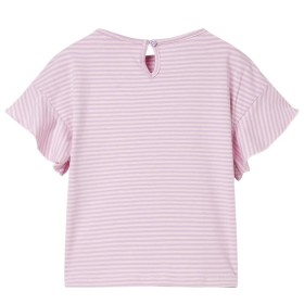Kinder-T-Shirt mit Rüschenärmeln Lila 128