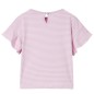 Kinder-T-Shirt mit Rüschenärmeln Lila 128 Kinder-T-Shirt mit Rüschenärmeln Lila 128