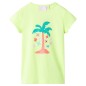 Kinder-T-Shirt Neongelb 128 Kinder-T-Shirt Neongelb 128