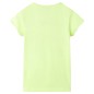 Kinder-T-Shirt Neongelb 128 Kinder-T-Shirt Neongelb 128