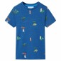 Kinder-T-Shirt Dunkelblau Melange 128 Kinder-T-Shirt Dunkelblau Melange 128