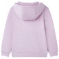 Kinder-Kapuzenpullover mit Reißverschluss Lila 92 Kinder-Kapuzenpullover mit Reißverschluss Lila 92