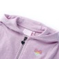 Kinder-Kapuzenpullover mit Reißverschluss Lila 92 Kinder-Kapuzenpullover mit Reißverschluss Lila 92