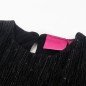 Kinderkleid mit Langen Ärmeln Schwarz 116 Kinderkleid mit Langen Ärmeln Schwarz 116