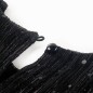 Kinderkleid mit Langen Ärmeln Schwarz 116 Kinderkleid mit Langen Ärmeln Schwarz 116