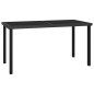 vidaXL 5-tlg. Garten-Essgruppe Poly Rattan Schwarz vidaXL 5-tlg. Garten-Essgruppe Poly Rattan Schwarz