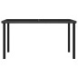 vidaXL 5-tlg. Garten-Essgruppe Poly Rattan Schwarz vidaXL 5-tlg. Garten-Essgruppe Poly Rattan Schwarz