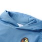 Kinder-Kapuzenpullover Blau und Zartgelb 104 Kinder-Kapuzenpullover Blau und Zartgelb 104