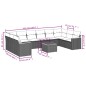 vidaXL 11-tlg. Garten-Sofagarnitur mit Kissen Beige Poly Rattan vidaXL 11-tlg. Garten-Sofagarnitur mit Kissen Beige Poly Rattan
