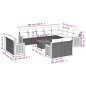 vidaXL 13-tlg. Garten-Sofagarnitur mit Kissen Beige Poly Rattan vidaXL 13-tlg. Garten-Sofagarnitur mit Kissen Beige Poly Rattan