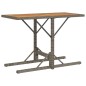 vidaXL 3-tlg. Bistro-Set mit Kissen Grau Poly Rattan vidaXL 3-tlg. Bistro-Set mit Kissen Grau Poly Rattan