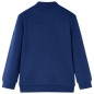 Kinder-Sweatshirt mit Reißverschluss Marineblau 116 Kinder-Sweatshirt mit Reißverschluss Marineblau 116