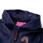 Kinder-Kapuzenjacke Marineblau 140 Kinder-Kapuzenjacke Marineblau 140