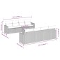 vidaXL 9-tlg. Garten-Sofagarnitur mit Kissen Schwarz Poly Rattan vidaXL 9-tlg. Garten-Sofagarnitur mit Kissen Schwarz Poly Rattan