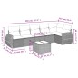 vidaXL 7-tlg. Garten-Sofagarnitur mit Kissen Schwarz Poly Rattan vidaXL 7-tlg. Garten-Sofagarnitur mit Kissen Schwarz Poly Rattan