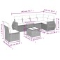 vidaXL 7-tlg. Garten-Sofagarnitur mit Kissen Beige Poly Rattan vidaXL 7-tlg. Garten-Sofagarnitur mit Kissen Beige Poly Rattan