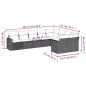 vidaXL 9-tlg. Garten-Sofagarnitur mit Kissen Beige Poly Rattan vidaXL 9-tlg. Garten-Sofagarnitur mit Kissen Beige Poly Rattan
