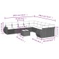 vidaXL 11-tlg. Garten-Sofagarnitur mit Kissen Beige Poly Rattan vidaXL 11-tlg. Garten-Sofagarnitur mit Kissen Beige Poly Rattan