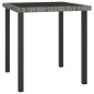 vidaXL 3-tlg. Garten-Essgruppe Poly Rattan Grau vidaXL 3-tlg. Garten-Essgruppe Poly Rattan Grau