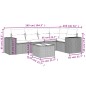 vidaXL 6-tlg. Garten-Sofagarnitur mit Kissen Beige Poly Rattan vidaXL 6-tlg. Garten-Sofagarnitur mit Kissen Beige Poly Rattan