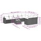 vidaXL 10-tlg. Garten-Sofagarnitur mit Kissen Schwarz Poly Rattan vidaXL 10-tlg. Garten-Sofagarnitur mit Kissen Schwarz Poly Rattan